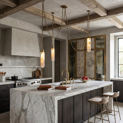 Bellmere Alabaster Pendant Light