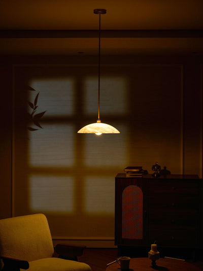 Westmere Alabaster Dome Pendant Light