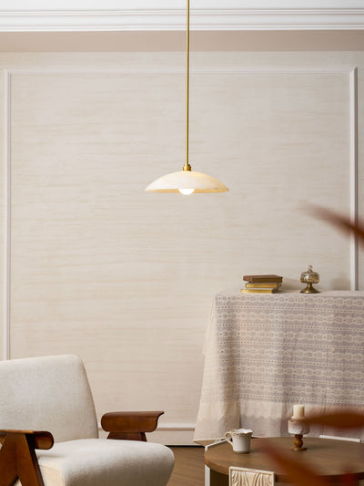 Westmere Alabaster Dome Pendant Light