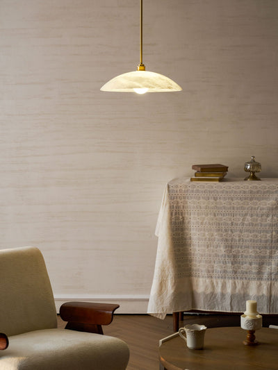 Westmere Alabaster Dome Pendant Light