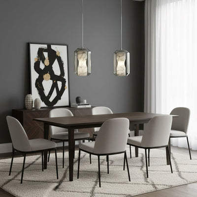 Edenborne Alabaster Glass Cylinder Pendant Light