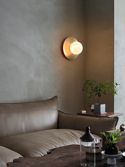 Eirueria Alabaster Orb Sconce