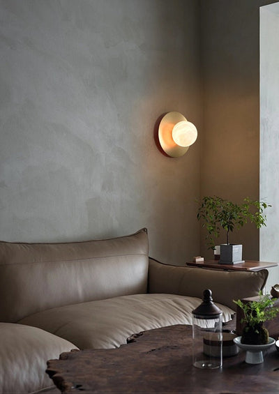 Eirueria Alabaster Orb Sconce
