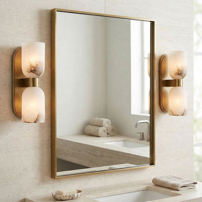 Alabaster Up-Down Wall Sconce