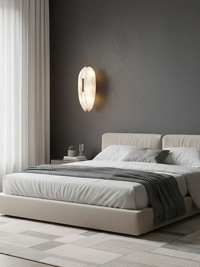 Albeora Alabaster Veil Wall Sconce