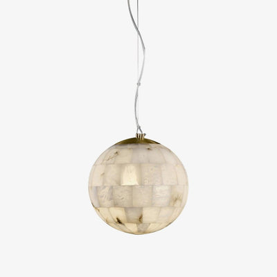 Amo Alabaster Globe Pendant Light