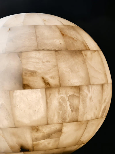 Amo Alabaster Globe Pendant Light