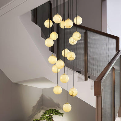 Sexta Alabaster Pendant Light Chandelier