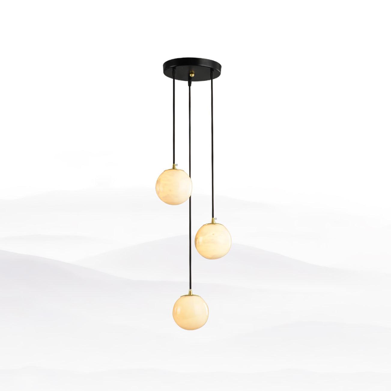 Sexta Alabaster Pendant Light Chandelier
