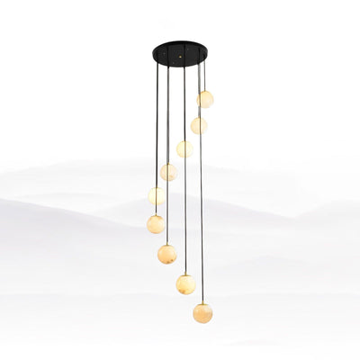 Sexta Alabaster Pendant Light Chandelier