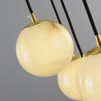 Sexta Alabaster Pendant Light Chandelier