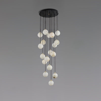 Sexta Alabaster Pendant Light Chandelier
