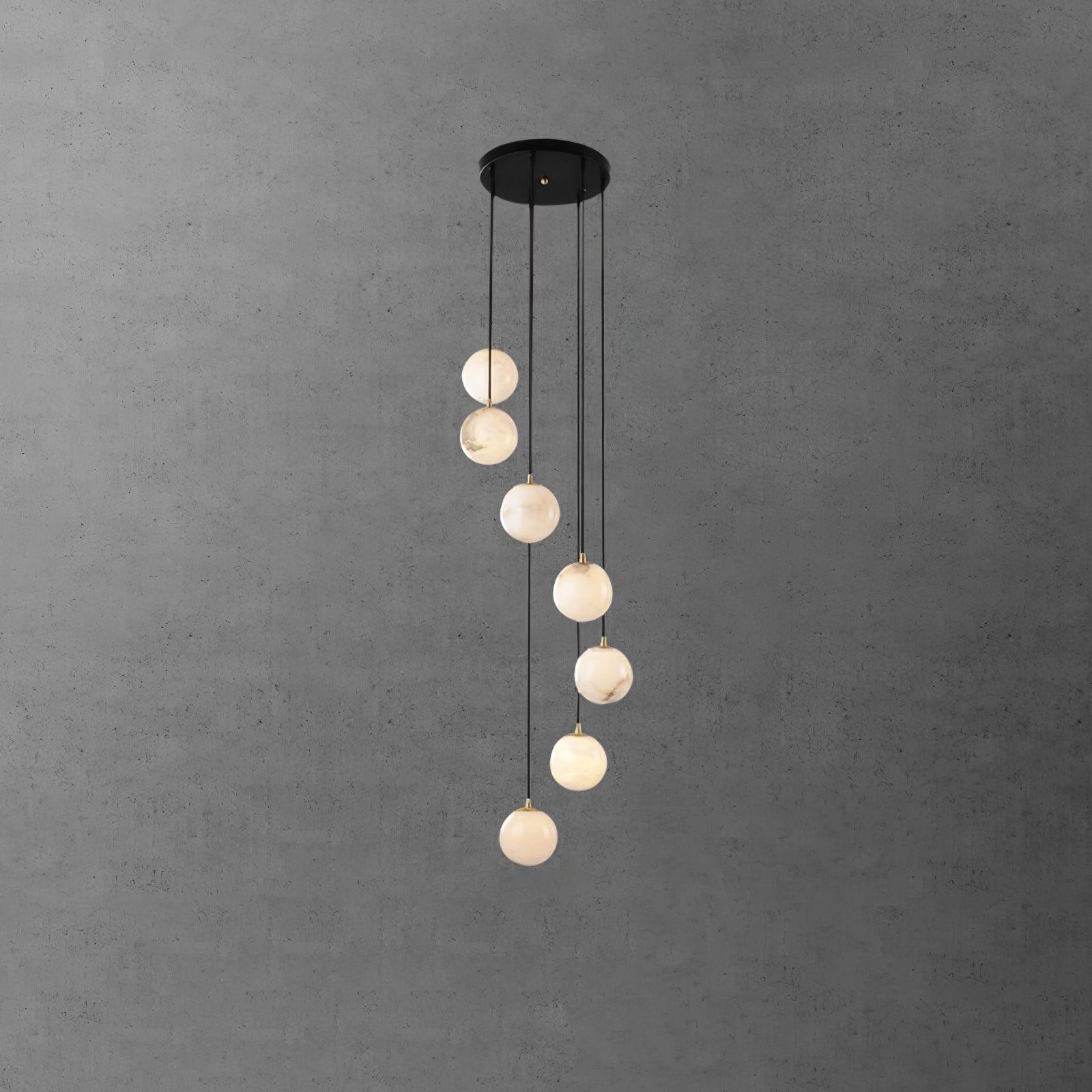 Sexta Alabaster Pendant Light Chandelier