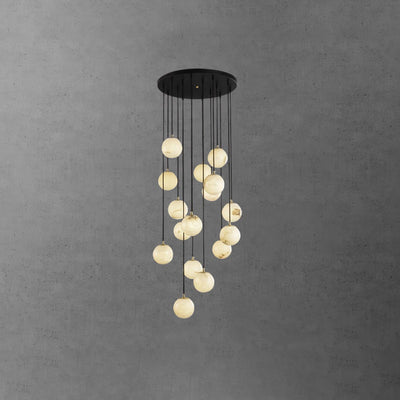 Sexta Alabaster Pendant Light Chandelier