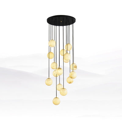 Sexta Alabaster Pendant Light Chandelier