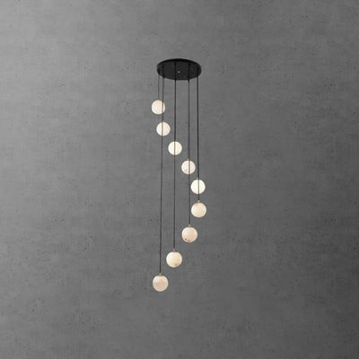 Sexta Alabaster Pendant Light Chandelier