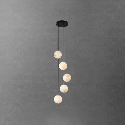 Sexta Alabaster Pendant Light Chandelier
