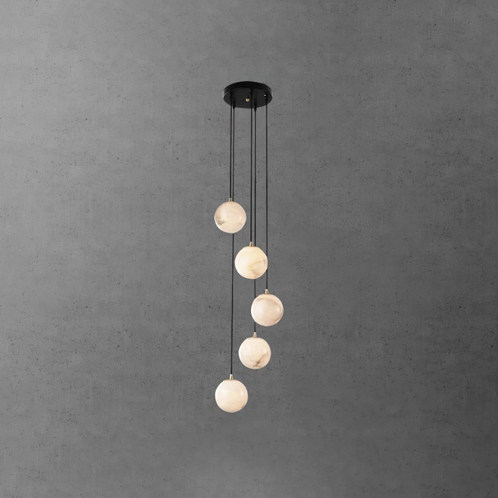 Sexta Alabaster Pendant Light Chandelier