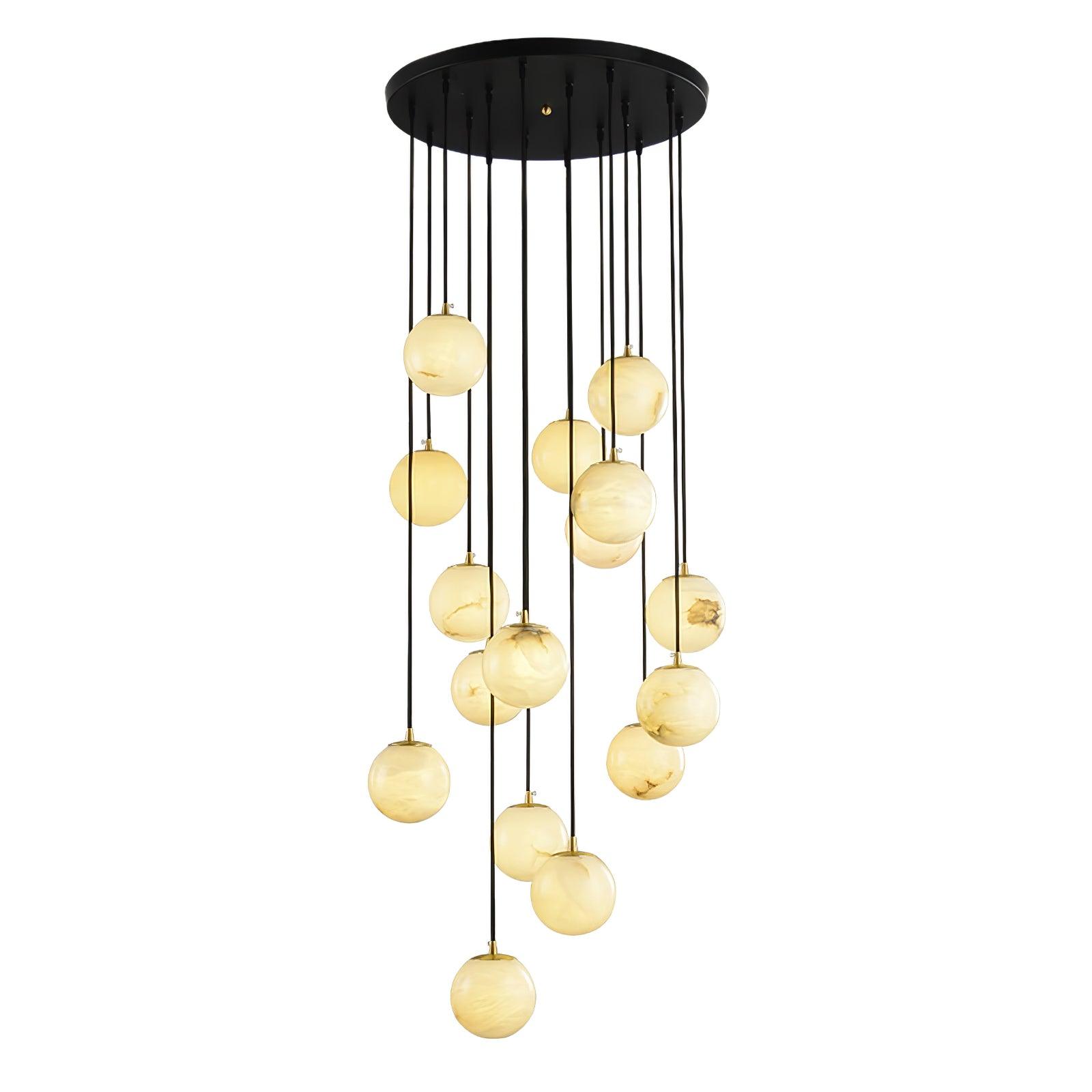 Sexta Alabaster Pendant Light Chandelier