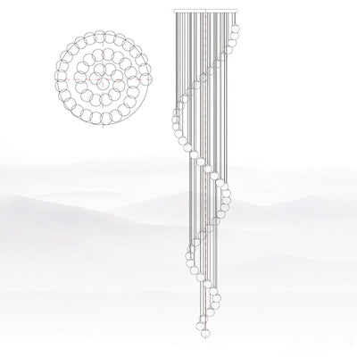Sexta Alabaster Pendant Light Chandelier