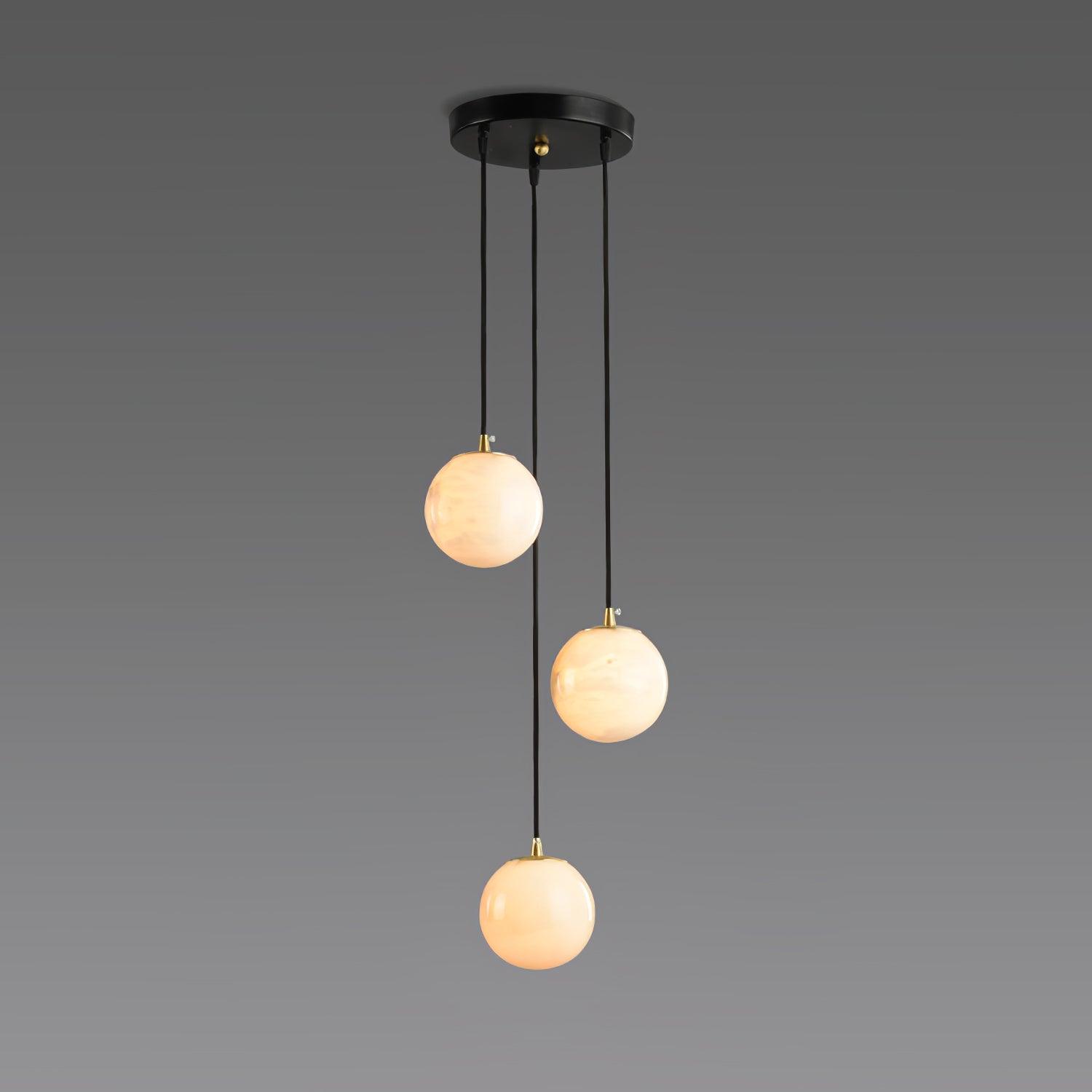 Sexta Alabaster Pendant Light Chandelier