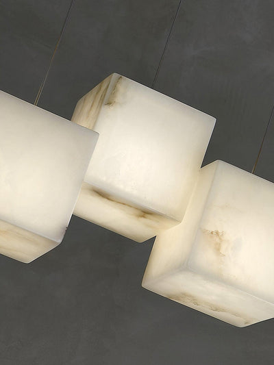 Eurraeel Alabaster Spiral Chandelier