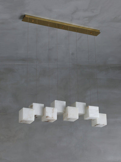 Eurraeel Alabaster Spiral Chandelier