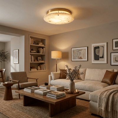 Eirelina Alabaster Ceiling Light