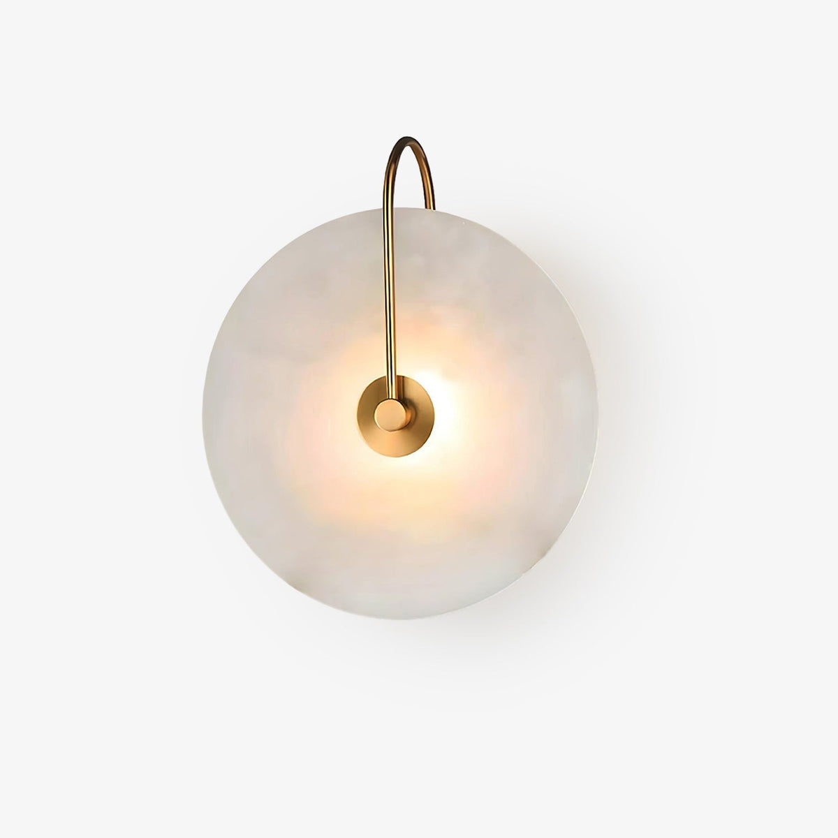 Albeenne Alabaster Globe Wall Lamp