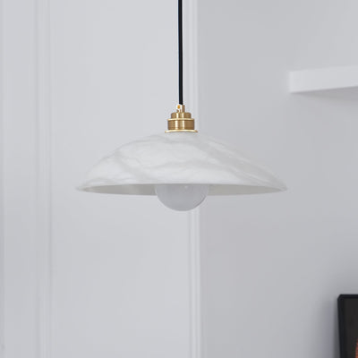 Warenol Minimalist Alabaster Pendant Light