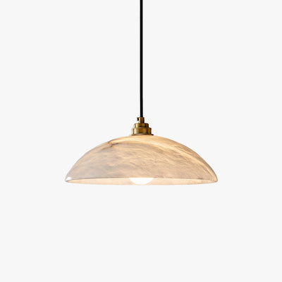 Warenol Minimalist Alabaster Pendant Light