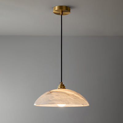 Westmere Alabaster Dome Pendant Light