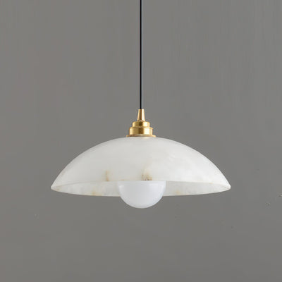 Ljomuvyd Individual Creativity Dome Alabaster Pendant Light