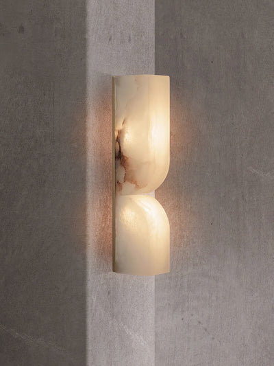 Niveelle Alabaster Rectangular Wall Lamp