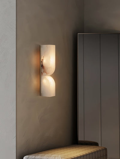 Niveelle Alabaster Rectangular Wall Lamp