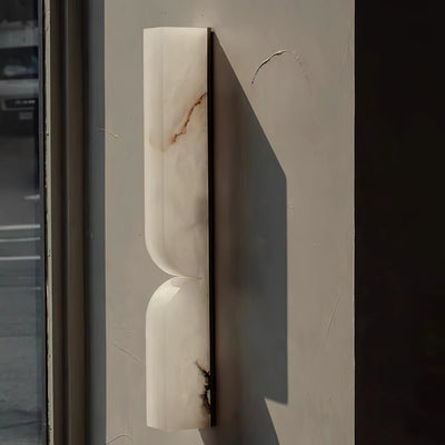 Niveelle Alabaster Rectangular Wall Lamp