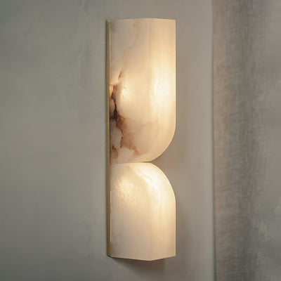 Niveelle Alabaster Rectangular Wall Lamp
