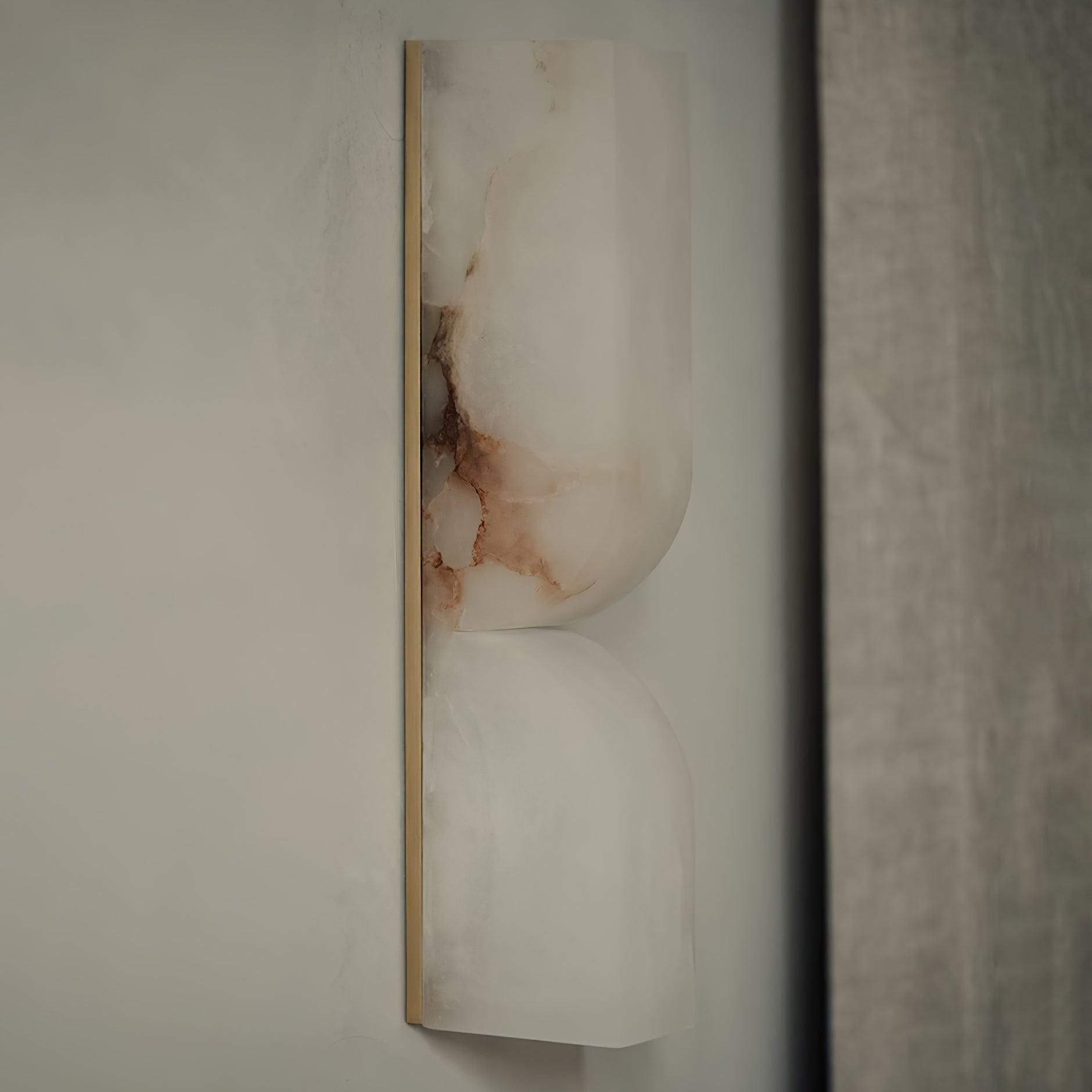 Niveelle Alabaster Rectangular Wall Lamp