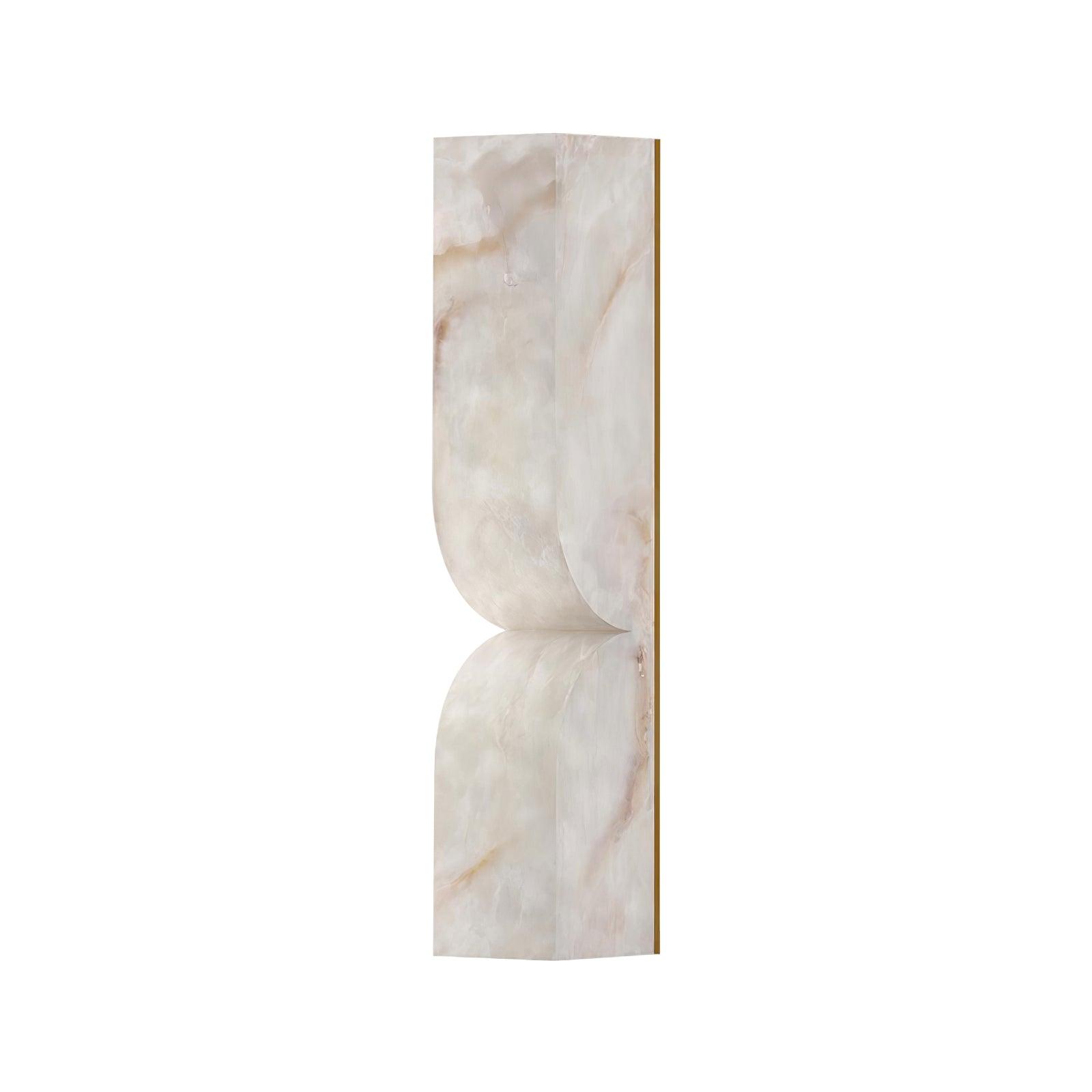 Niveelle Alabaster Rectangular Wall Lamp