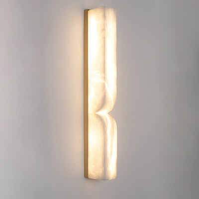 Niveelle Alabaster Rectangular Wall Lamp