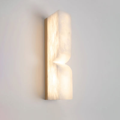 Niveelle Alabaster Rectangular Wall Lamp