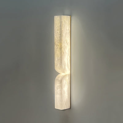 Niveelle Alabaster Rectangular Wall Lamp