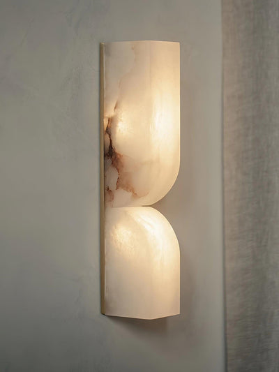 Niveelle Alabaster Rectangular Wall Lamp
