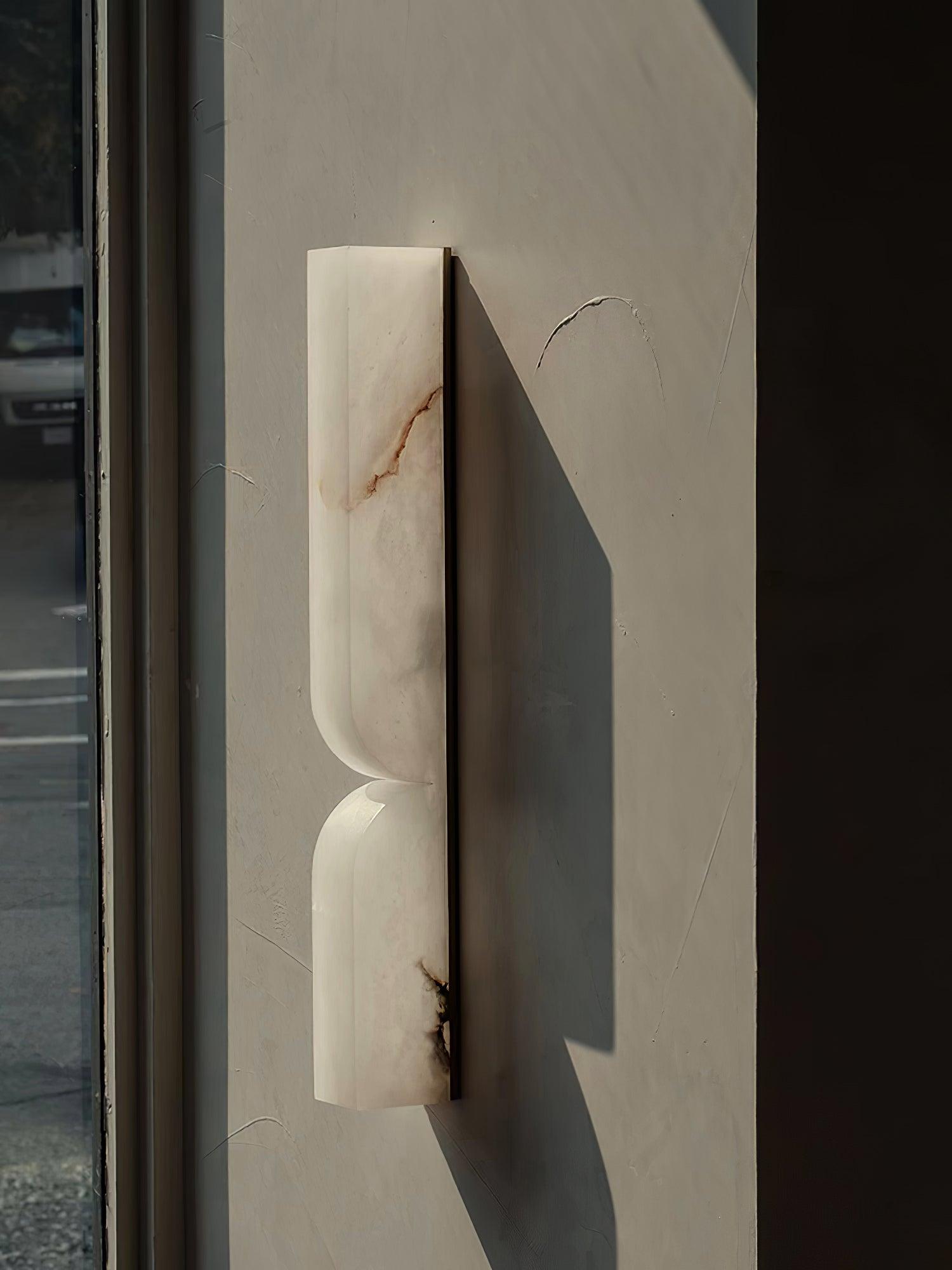 Niveelle Alabaster Rectangular Wall Lamp