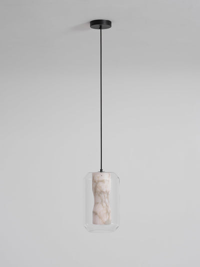 Edenborne Alabaster Glass Cylinder Pendant Light