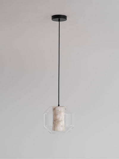 Edenborne Alabaster Glass Cylinder Pendant Light
