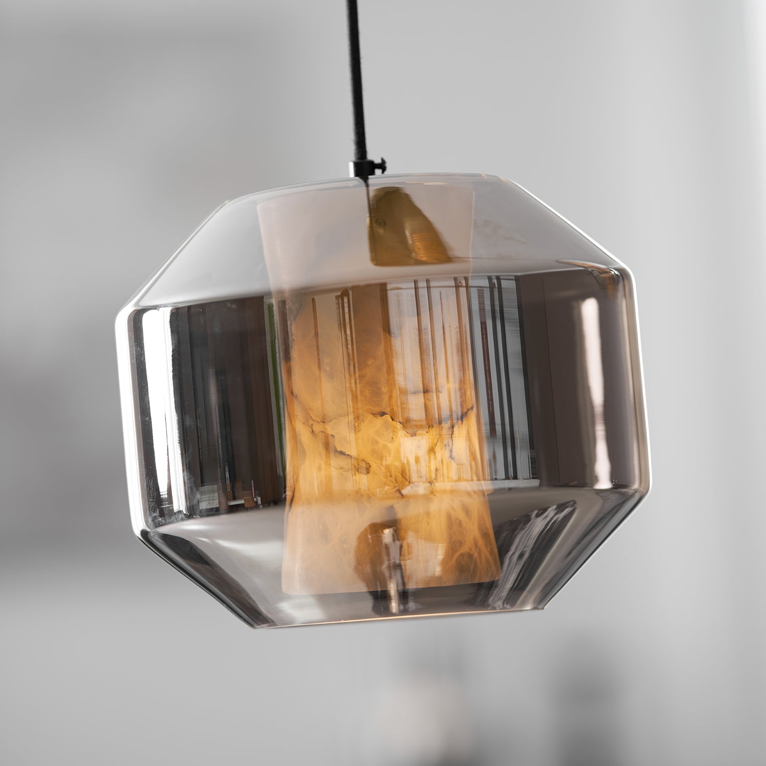 Edenborne Alabaster Glass Cylinder Pendant Light