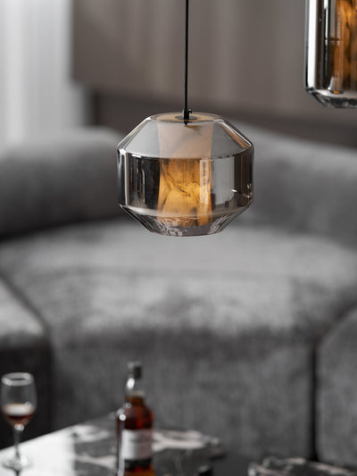 Edenborne Alabaster Glass Cylinder Pendant Light