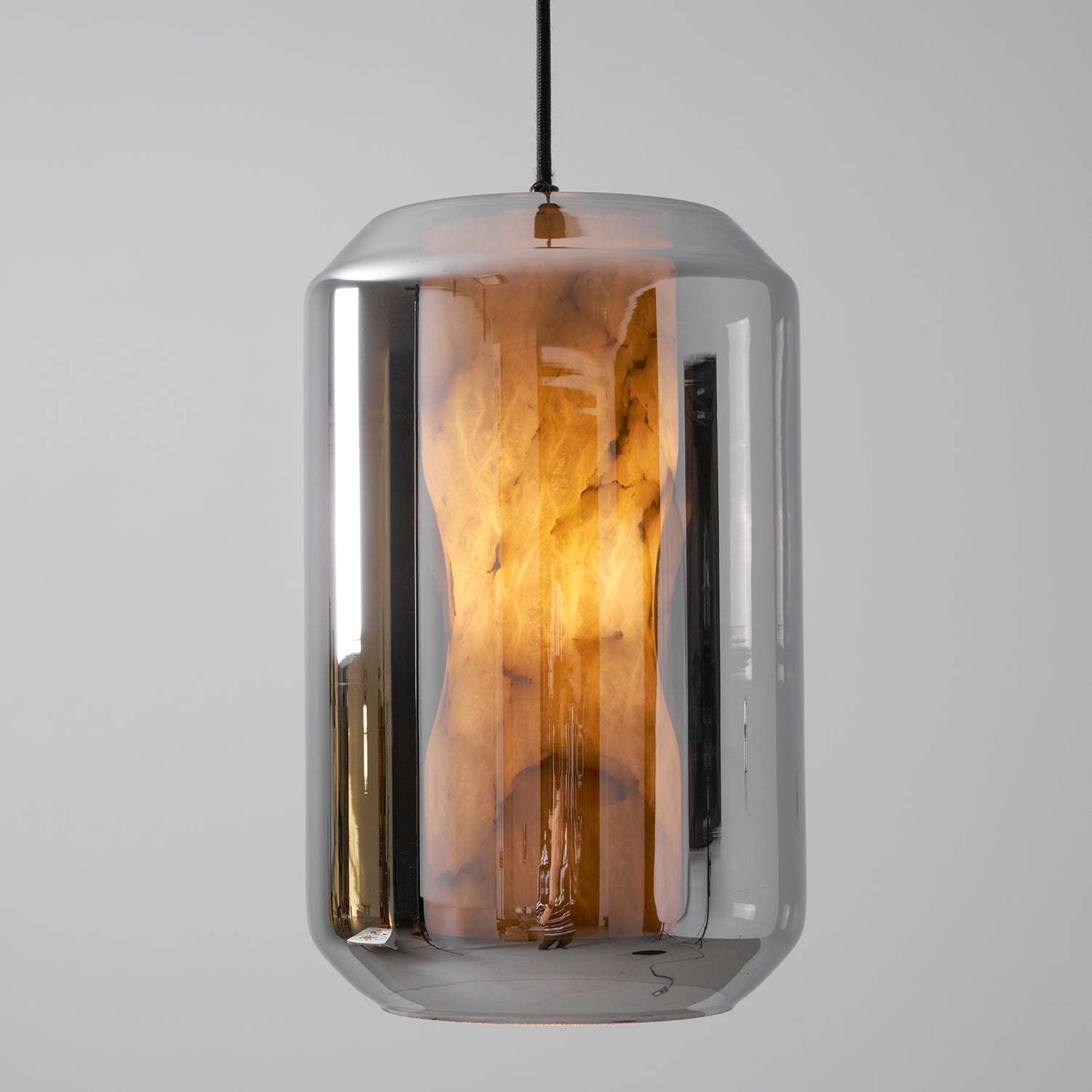 Edenborne Alabaster Glass Cylinder Pendant Light