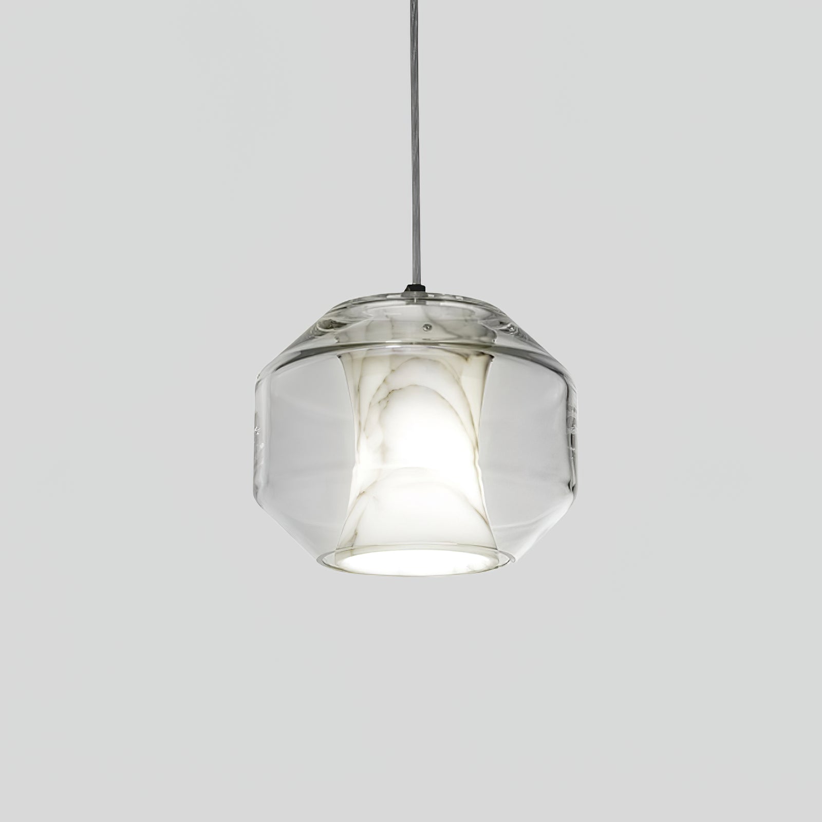 Edenborne Alabaster Glass Cylinder Pendant Light